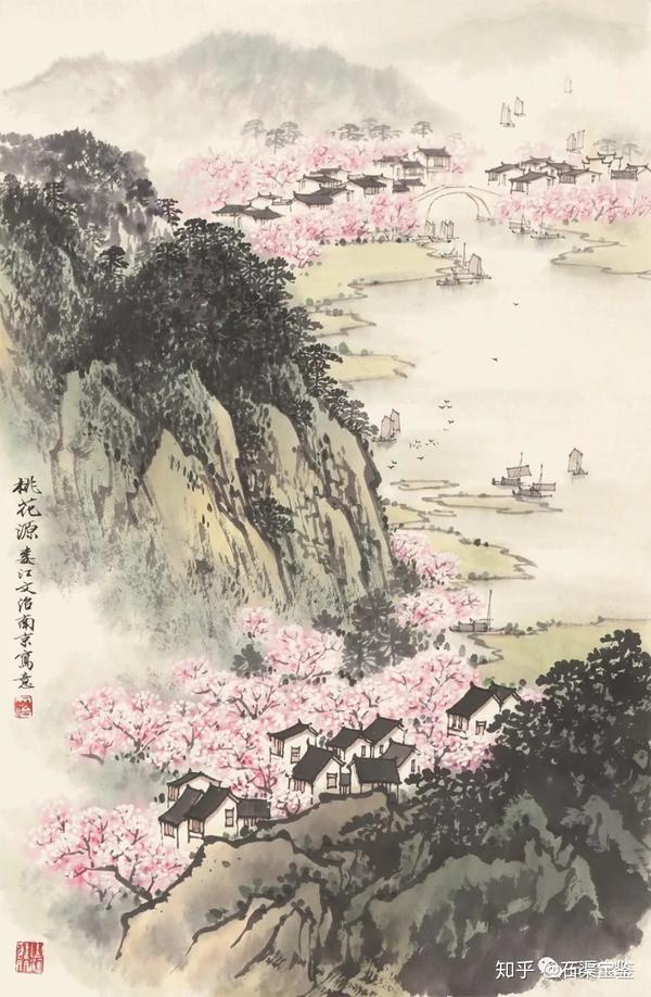 看见桃花——我国历代桃花诗词、书画 - 知乎