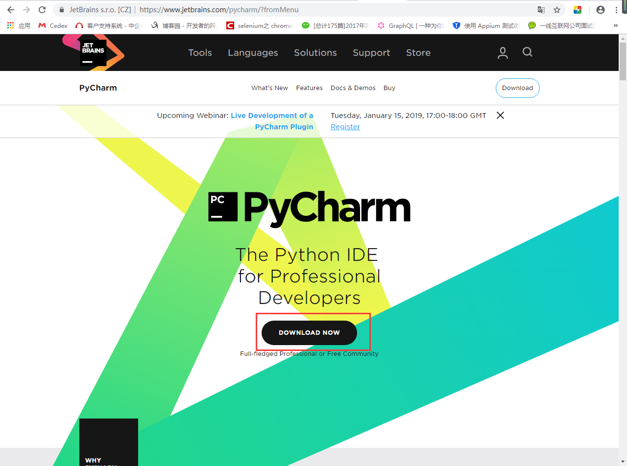 for windows download PyCharm