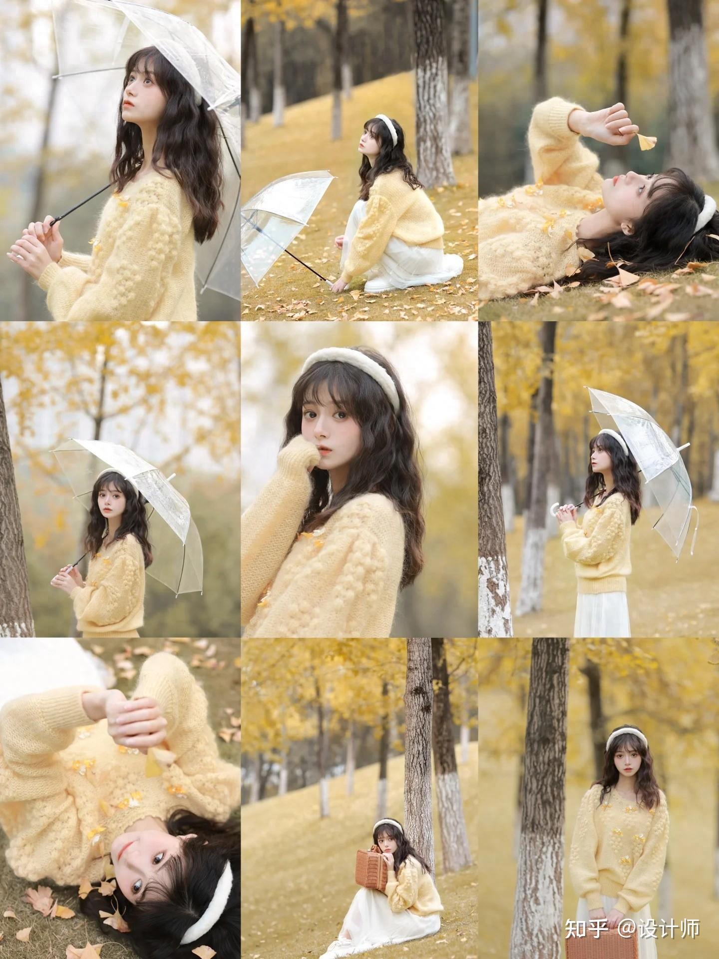 把秋叶人像拍得又美又自然,这8个方法,谁拍谁都很好看 - 知乎