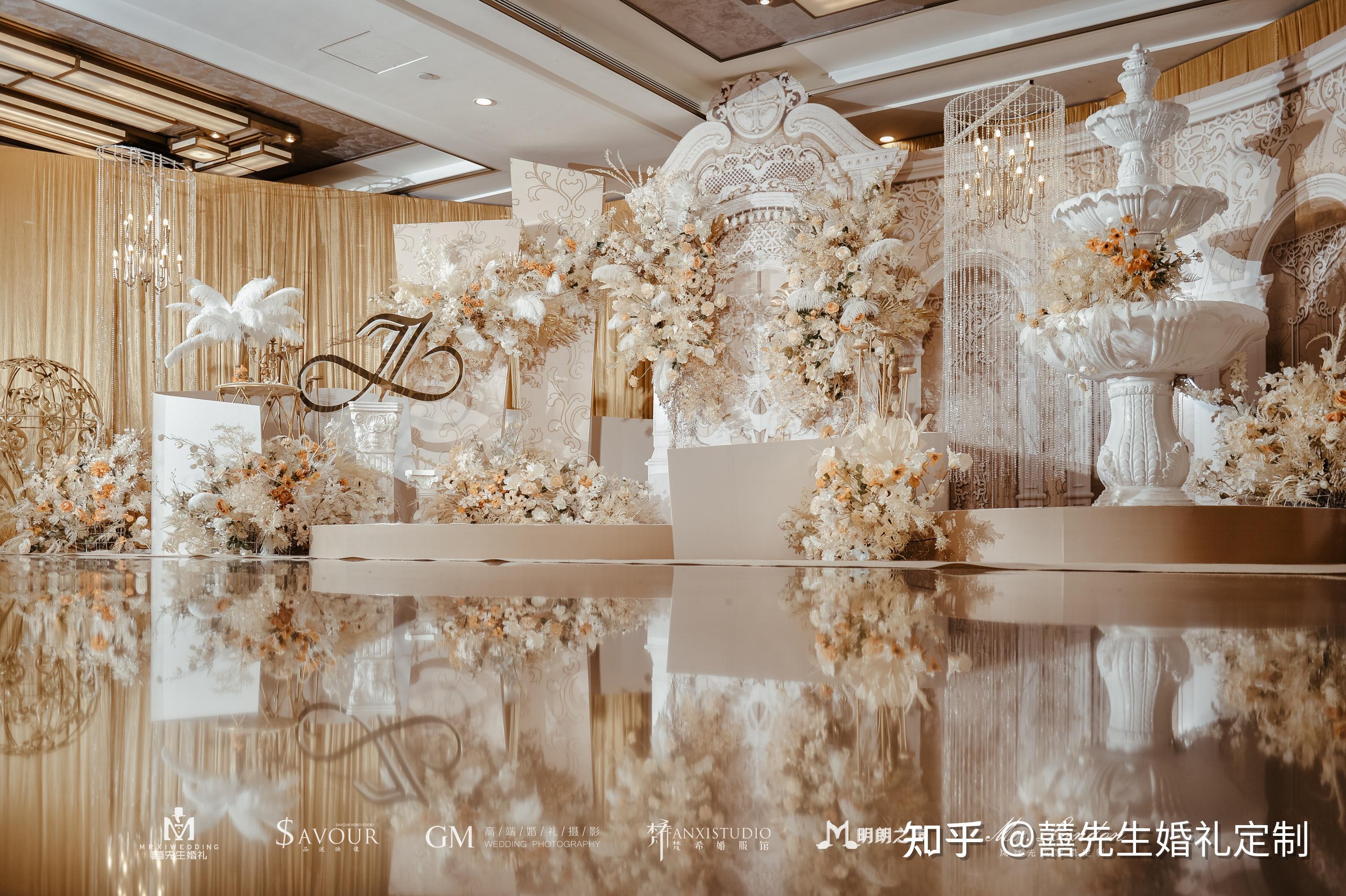 婚礼案例香槟色轻奢欧式婚礼