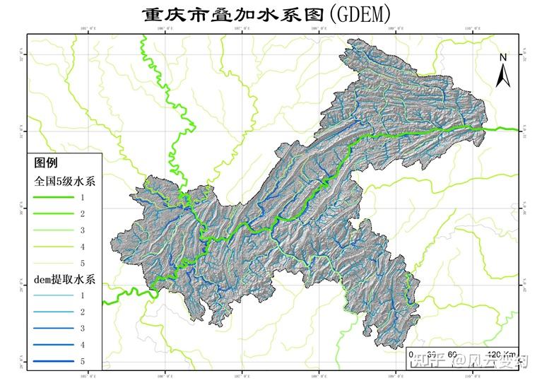 重庆市水系分布图图片