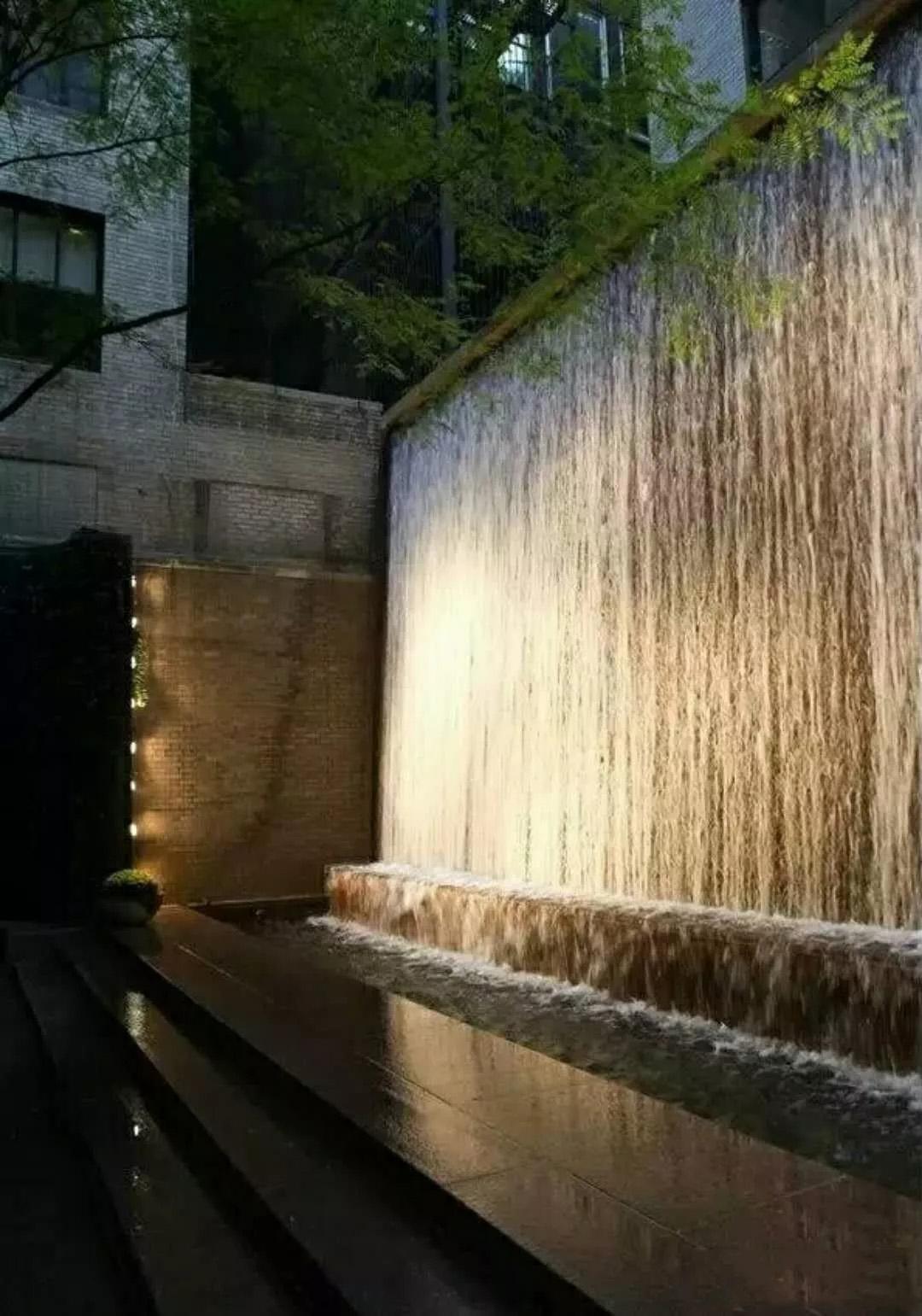 庭院水景流动的禅意