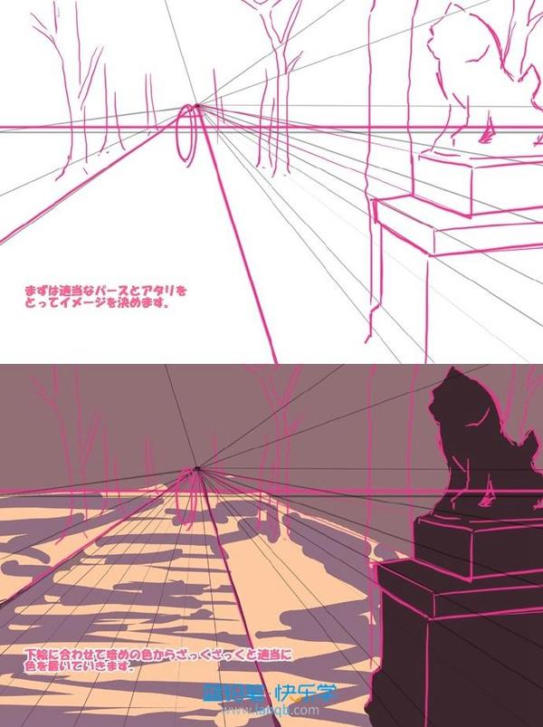 学画画一定要知道的透视原理及透视技巧(人体透视与场景透视技巧) - 知乎