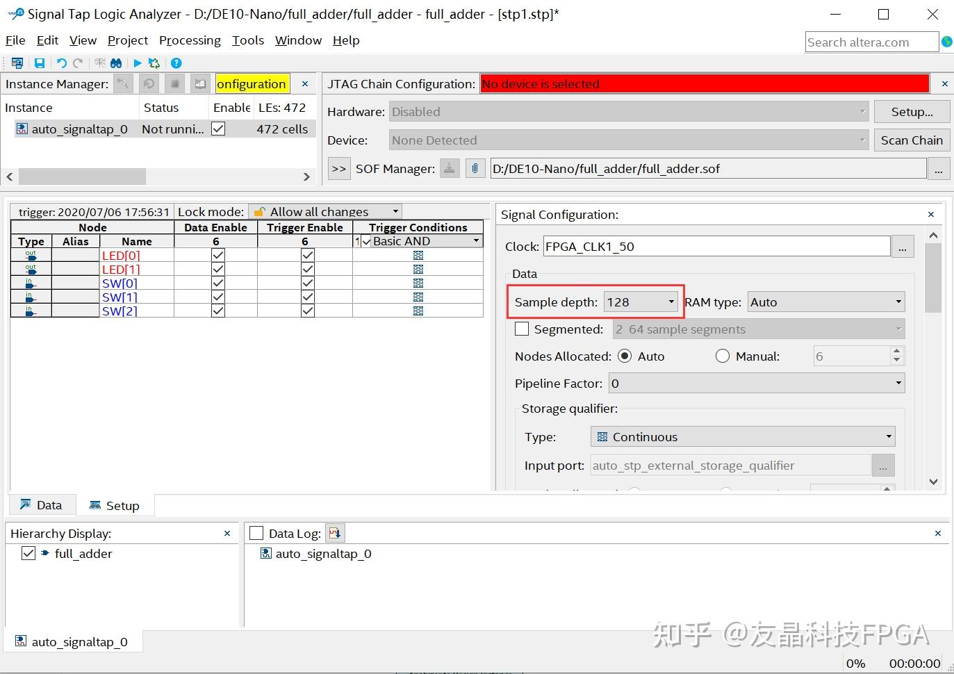 Signal Tap Logic Analyzer使用讲解 知乎