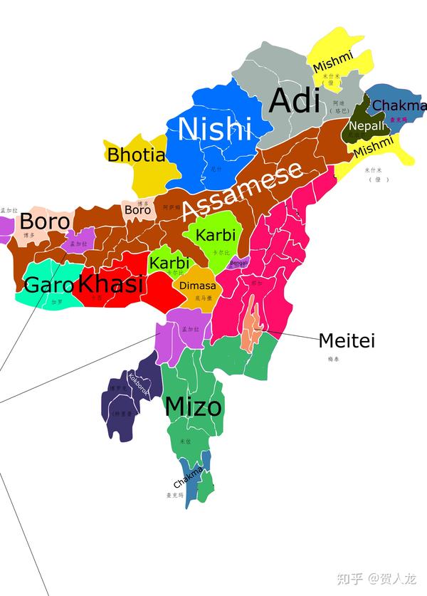 阿萨姆王国地图图片