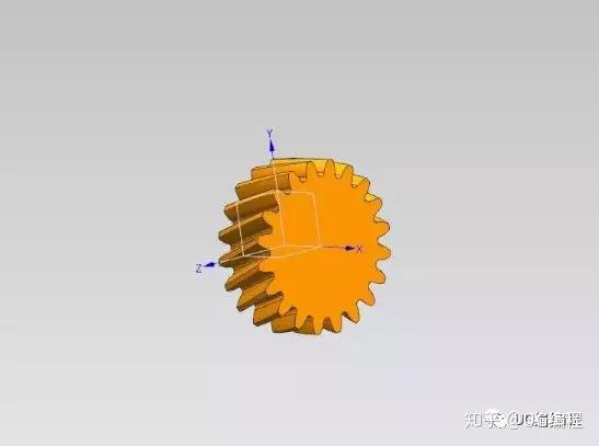 ug编程标准齿轮不用自己画调用就行