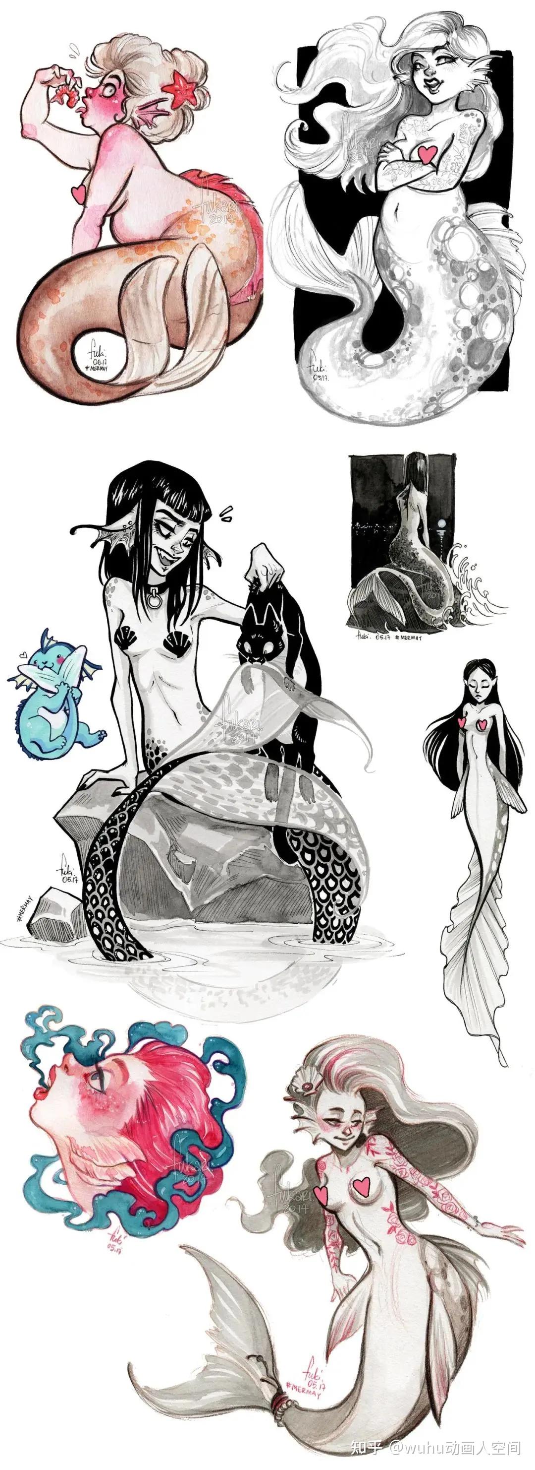 全球爆火的美人鱼绘画挑战月归来快来共赴一场属于创作人的盛宴