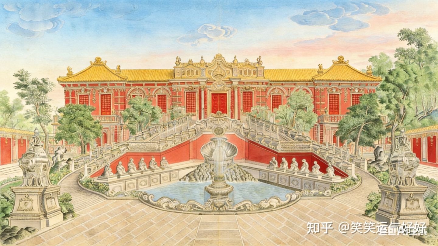 【烧掉真的好可惜!】圆明园铜版图-AI复原 - 知乎
