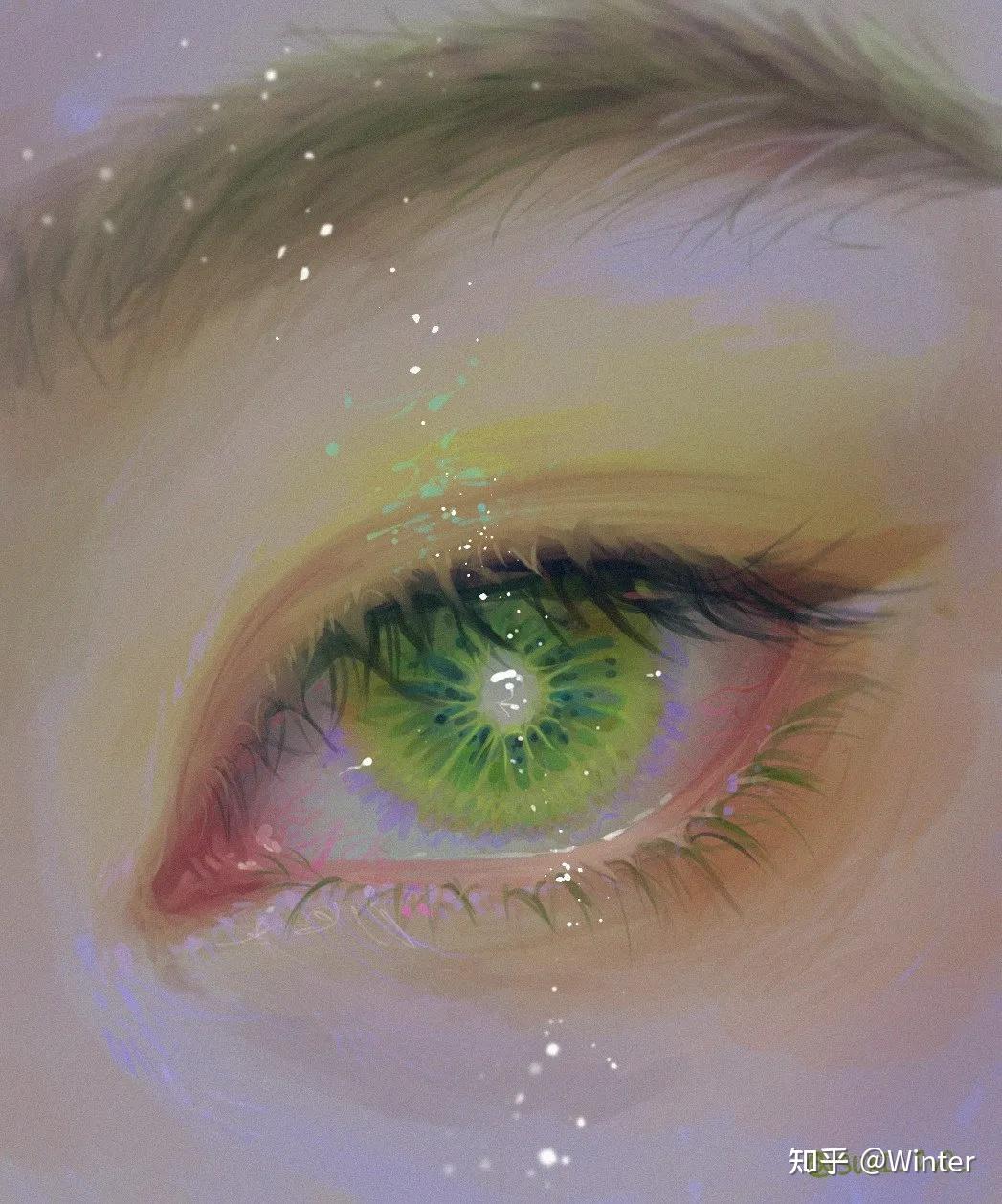 眼睛素材不会画眼睛可不行有被这组电到超多大佬画师不同画风动漫眼睛