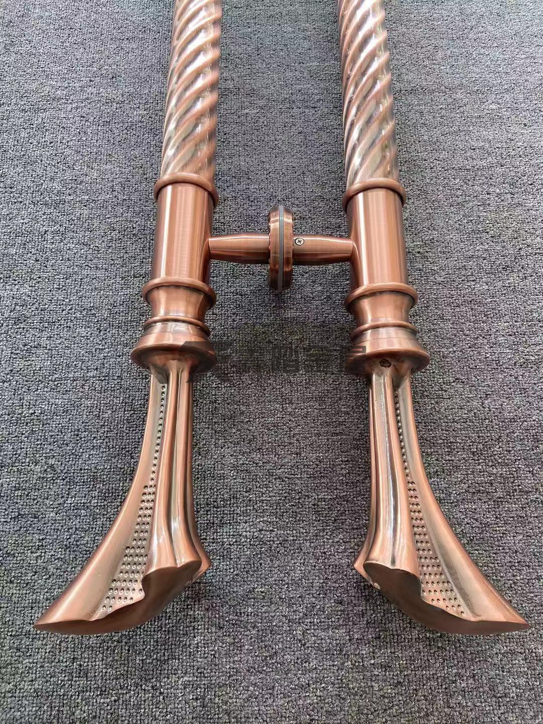 红古铜不锈钢拉手大门拉手镀铜ktv把手质感吸人眼球