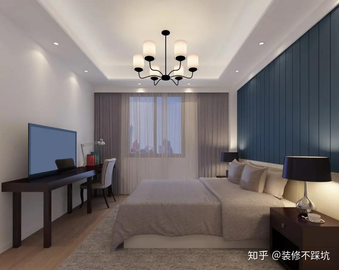 新中式卧室 - 效果图交流区-建E室内设计网