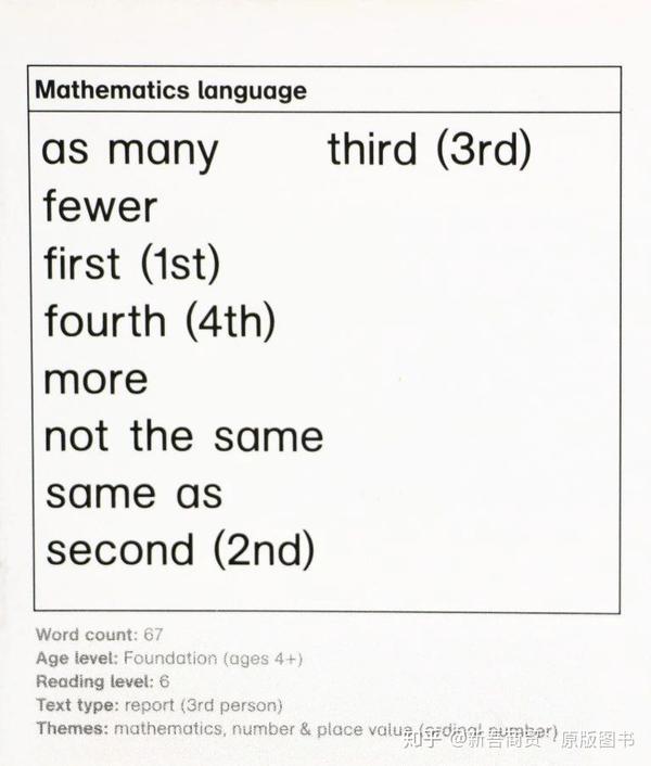 提前认识这些数学语言，能让孩子学会用英文去表述数学概念，培养孩子的
