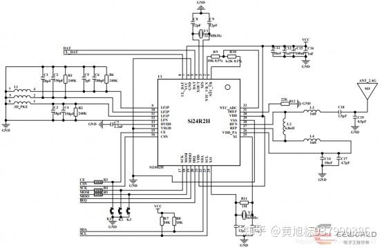 Si24r2h 2 4ghz超低功耗无线发射与125khz接收一体芯片 知乎