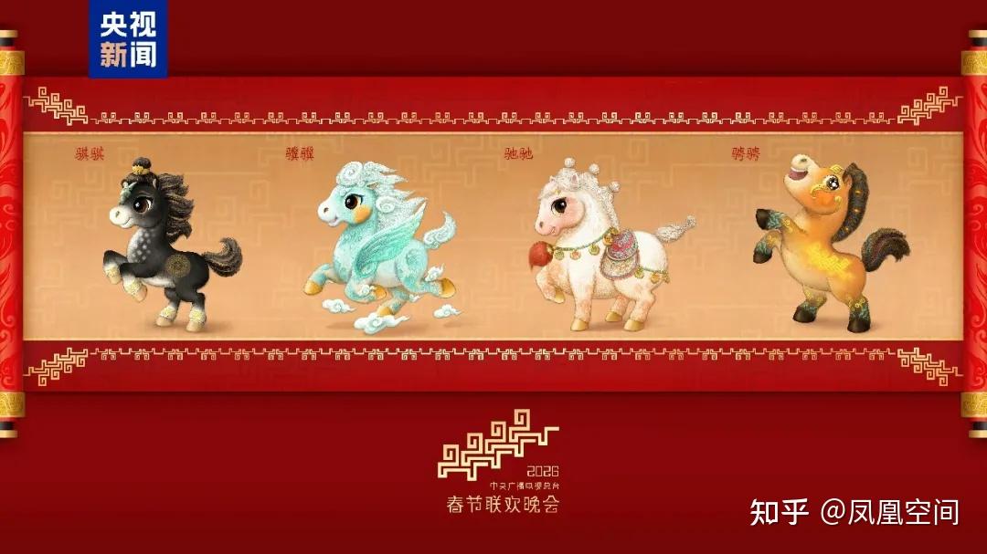 千年纹样,跃然“马”上!详解2026春晚标识、吉祥物“骐骥驰骋”中的文化密码 - 知乎