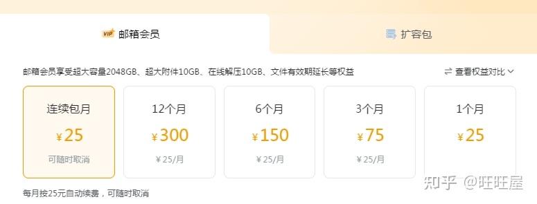 请问注册邮箱每月要收费吗