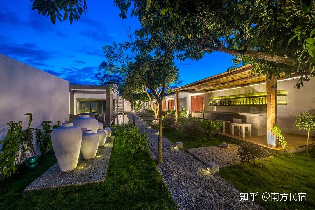 惠州博罗轻奢网红田园诗意的院落民宿,浪漫的无边泳池丨山里院子