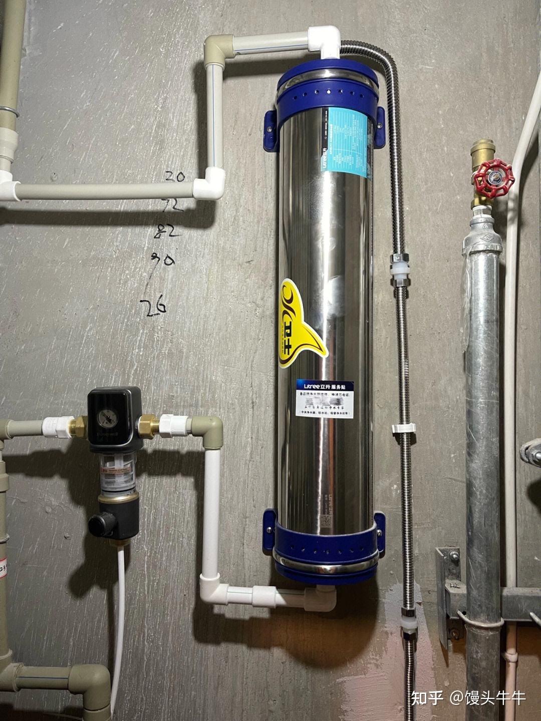 首先前置过滤器不是净水器,它是安装在水表后,进水主管道最前端,对全
