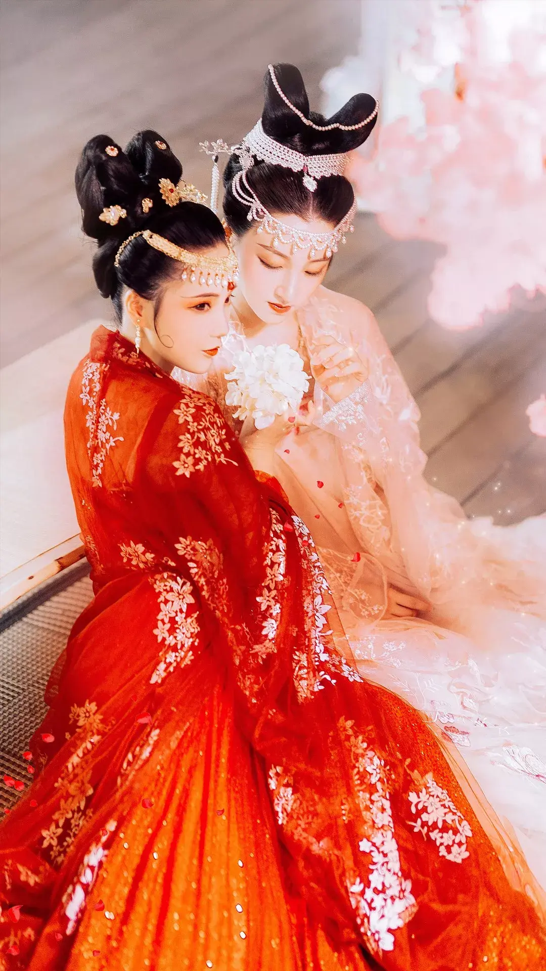 汉服仙女系列红衣倾城是你心头的朱砂痣