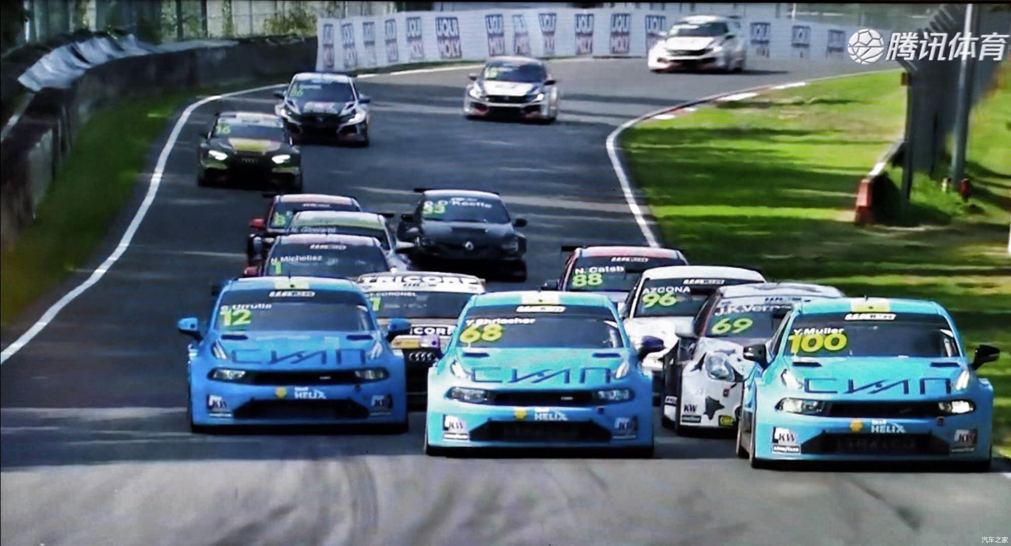 包揽前三名领克cyanracing车队今年首战告捷