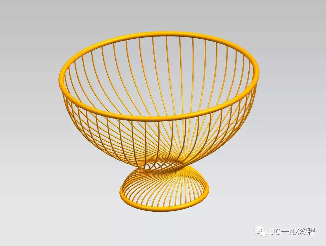 吾思教育教你巧妙利用ug阵列画创意果篮