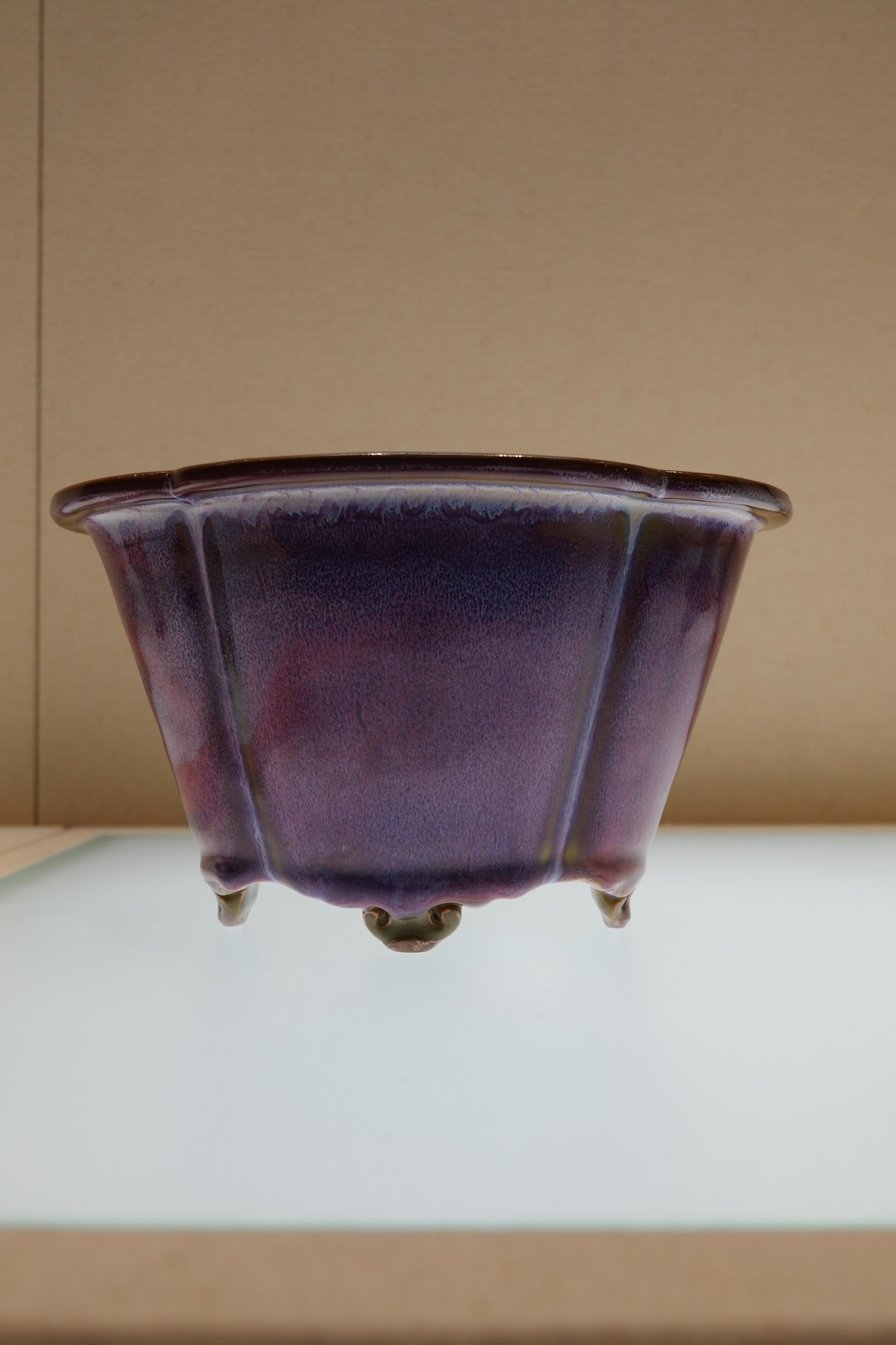钧窑天蓝釉紫红斑双系罐 - 故宫博物院