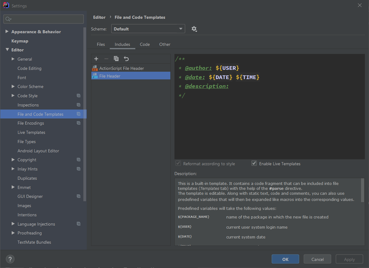 Intellij IDEA设置默认文档注释 - 知乎