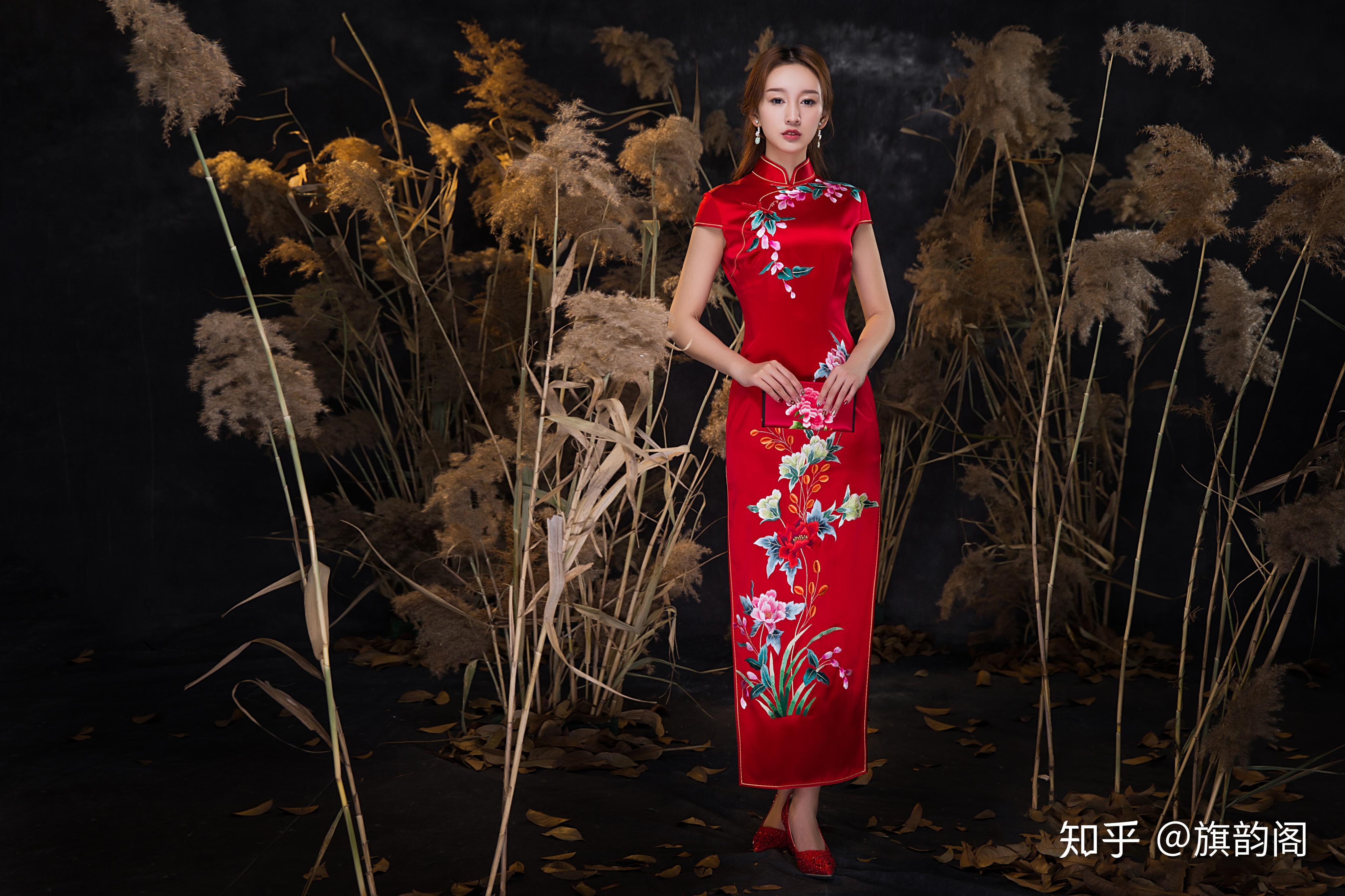 经典韵味儿修身旗袍醉在那一抹中国红