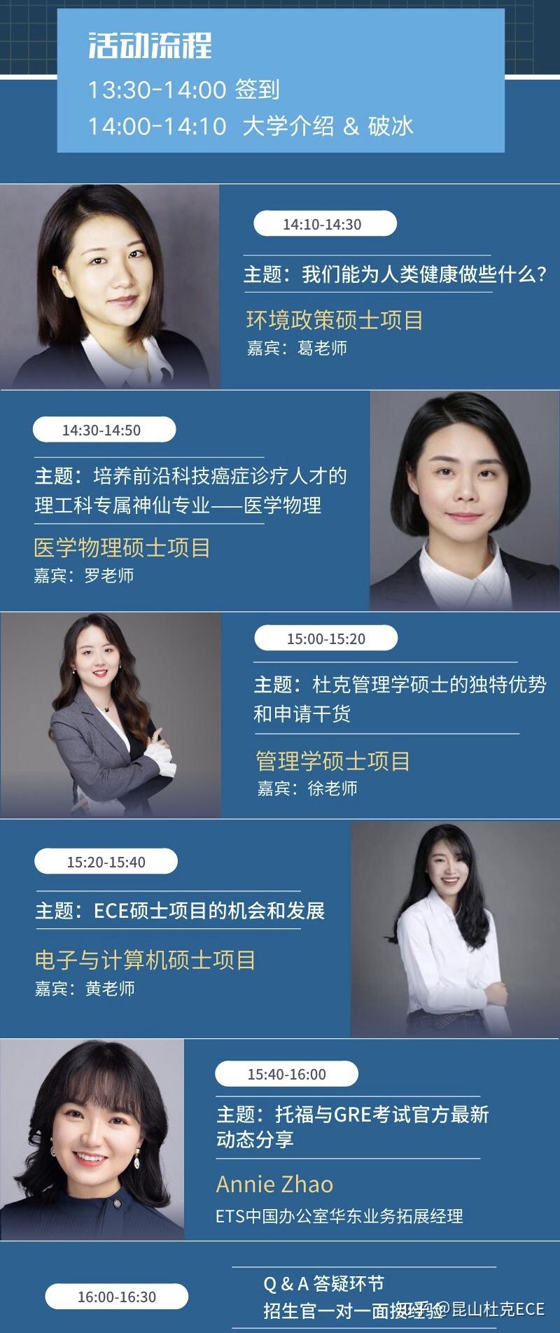 2020昆山杜克大学研究生项目首场线下见面会来啦