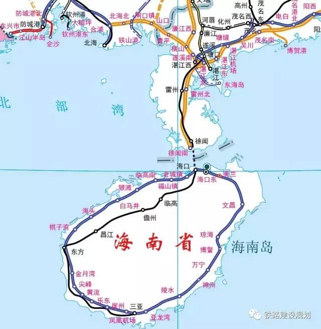 目前,湛江經徐聞至海口高鐵項目已完成可研審查,力爭2020