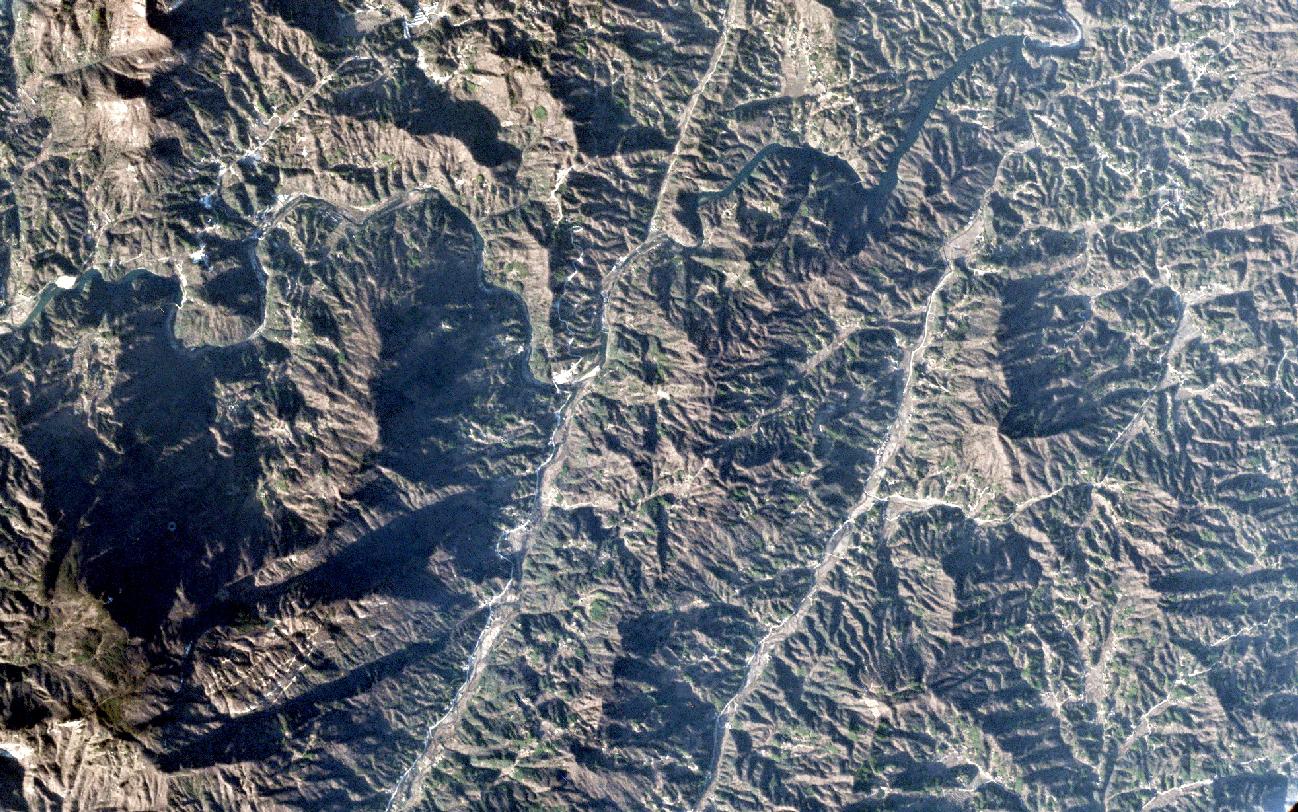 卫星地图揭秘中国最贫困地区境况