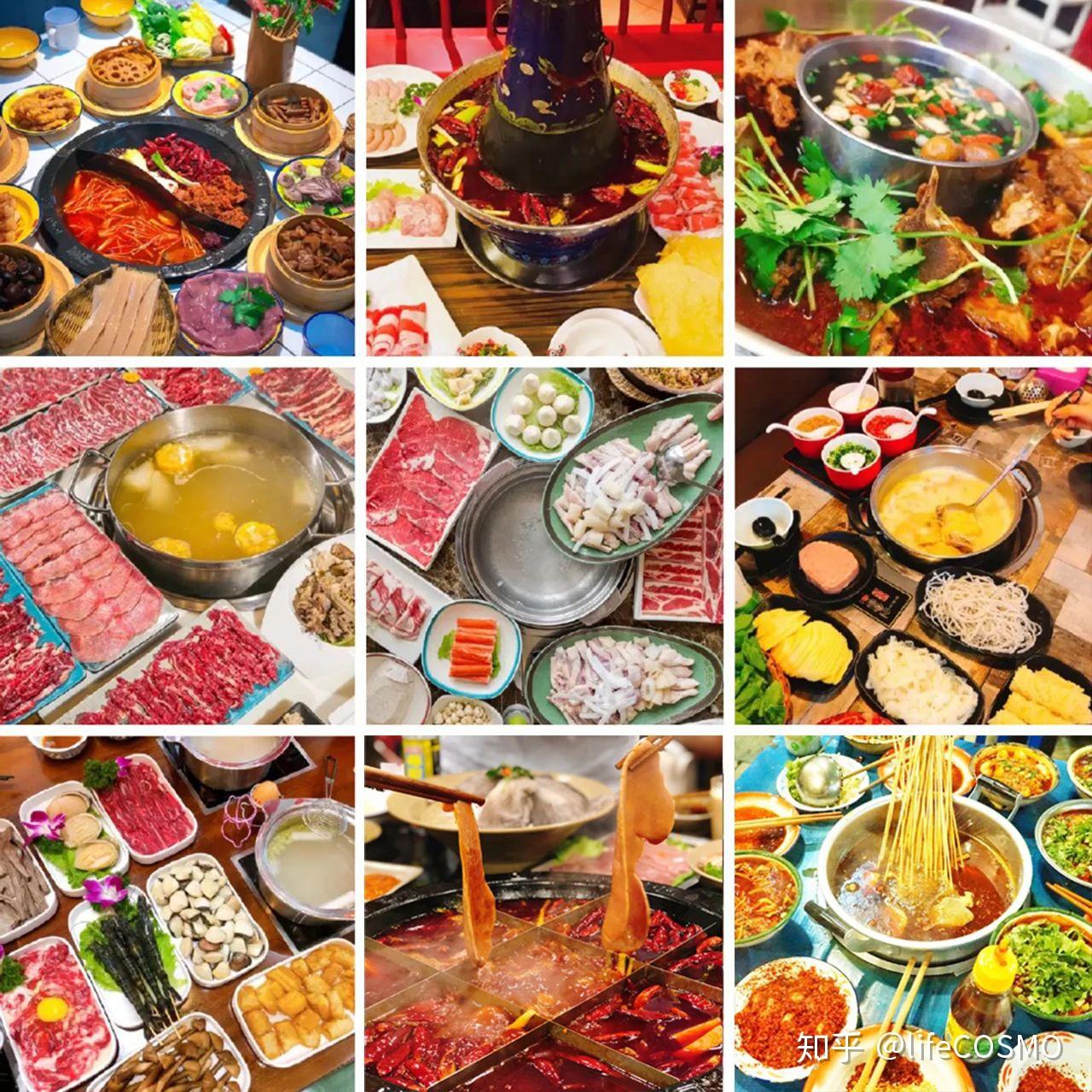 川系有四川火锅,重庆火锅,串串香,美蛙鱼头火锅,粤系有潮汕牛肉火锅