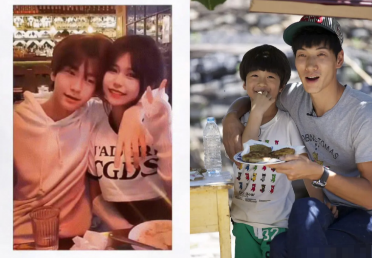 张悦轩因参加《爸爸去哪儿》第一季为观众熟知,在与女生的亲密合照