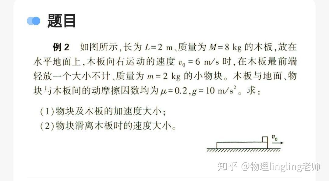 怎樣分析滑塊木板模型