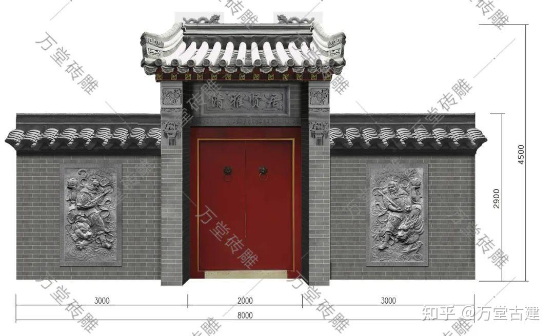6款经典中式门楼设计案例,喜欢的拿走! - 知乎