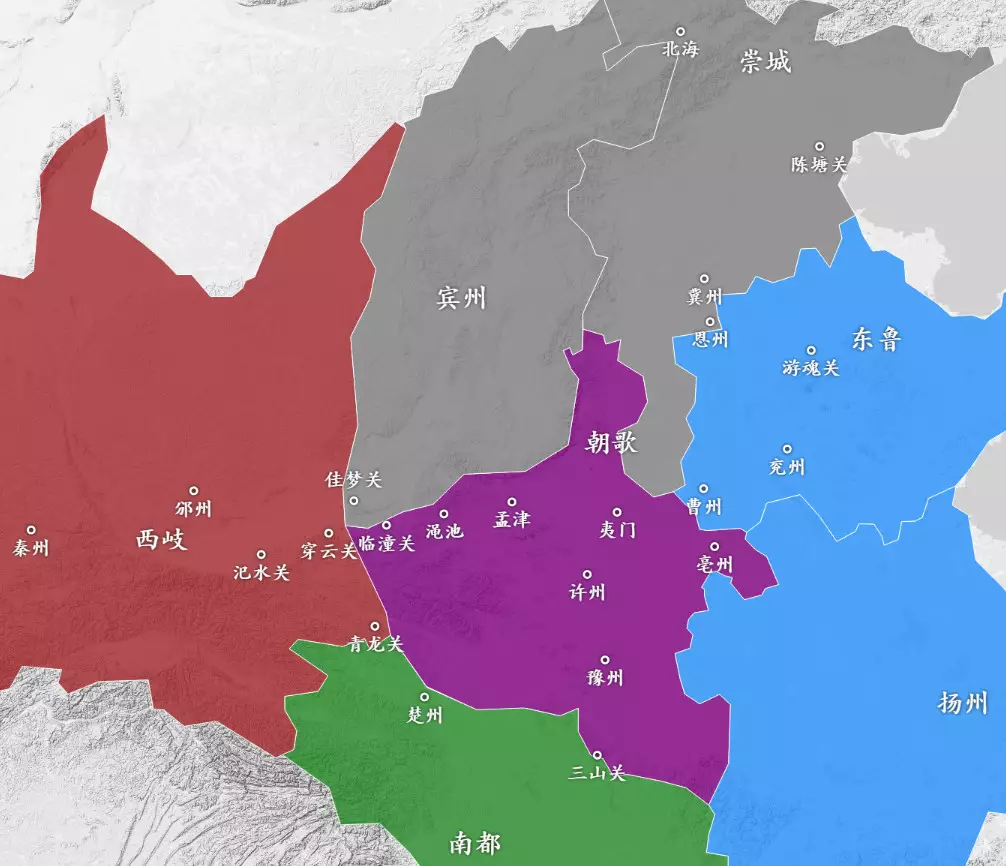 布局天下一张地图读懂封神演义中暗藏的军事地理格局