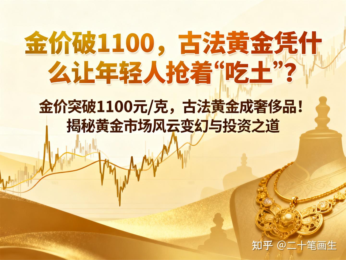 金价破1100，古法黄金凭什么让年轻人抢着“吃土”？ - 知乎