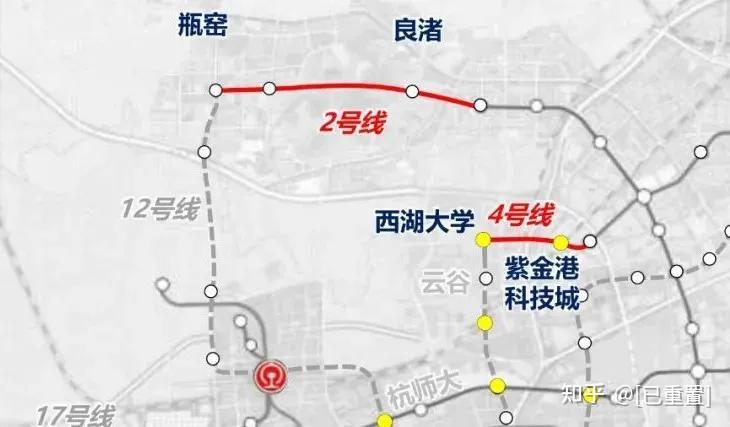 2号线确定西延,也就是说瓶窑会有地铁站;3号线东延到东湖新城;4号线
