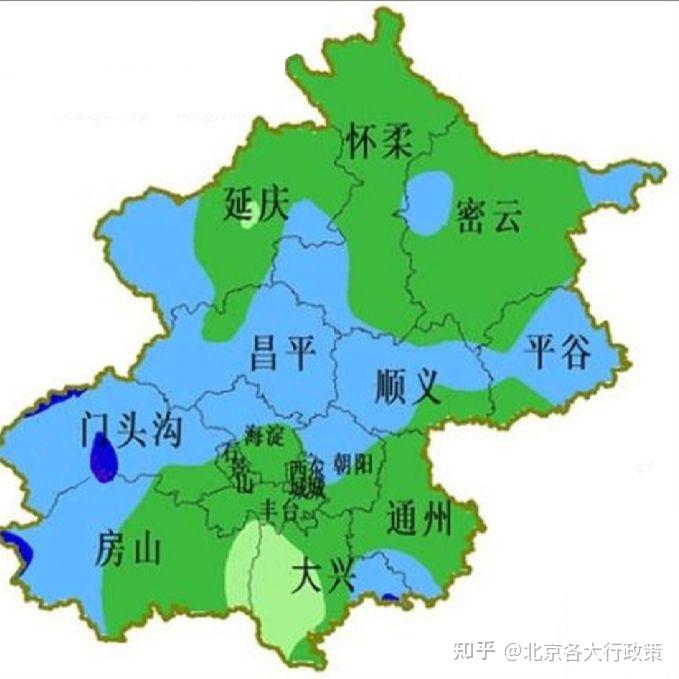 北京遠郊:房山區,平谷區,門頭溝區,延慶區,懷柔區,密雲區