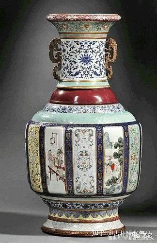 中国民国時代　粉彩大花瓶　高さ49cm 装饰八仙的大型中国粉彩花瓶// 景德镇- 20 世纪– Diddenantiques