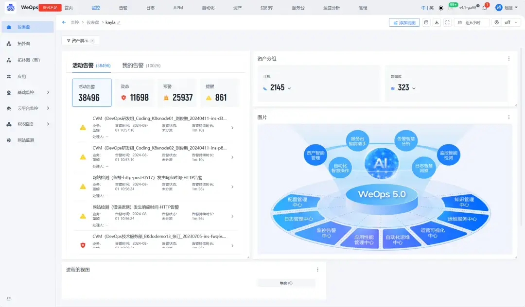 嘉为蓝鲸 WeOps V4.14上新 | 新增机房机柜视图，集中管理IT设备 - 嘉为蓝鲸