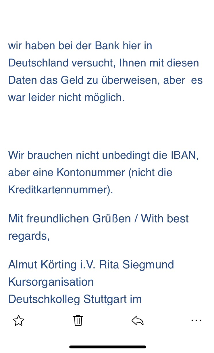 在德国朋友们请问kontonummer是什么！?（国外转国内情况！）? - 知乎
