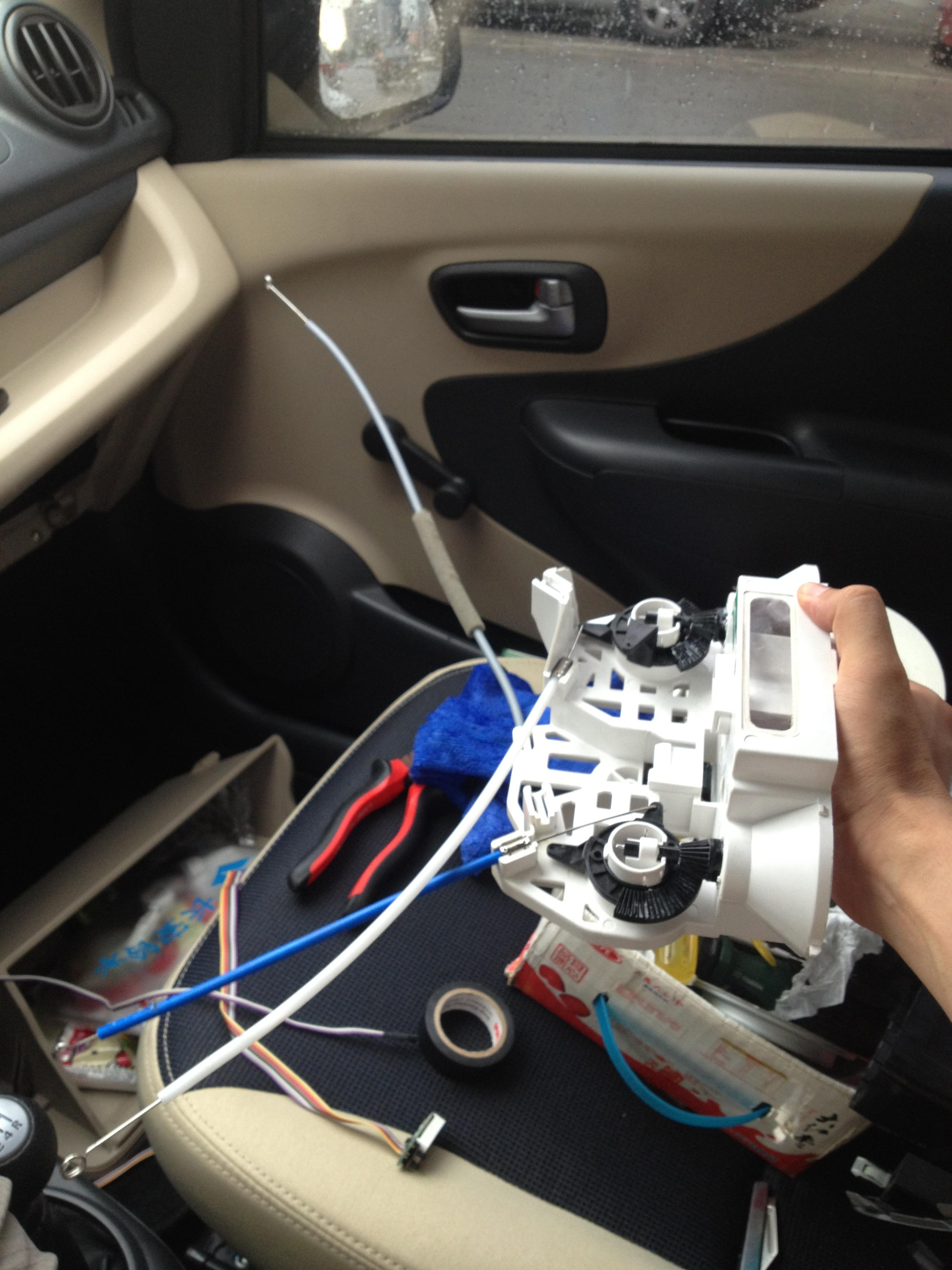 成本50元新奥拓改装自动空调