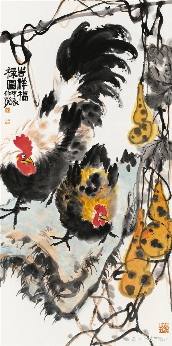 伯揆一一中国水墨九绝之“鸡”的世界(一) - 知乎