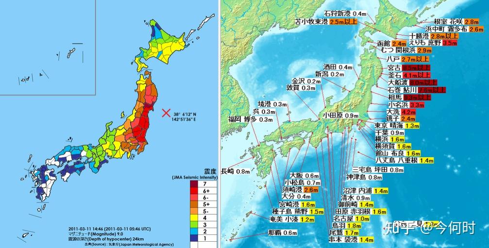 日本地震分布图图片