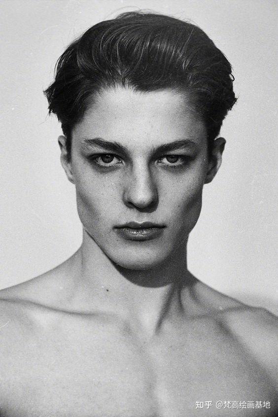 【干货分享】黑白头像五官练习素材-梵高学院