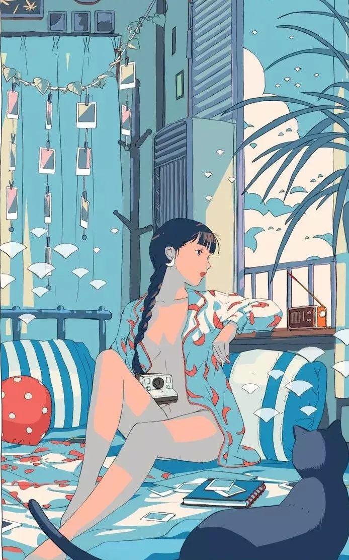 一组单身姑娘漫画一个人久了会上瘾