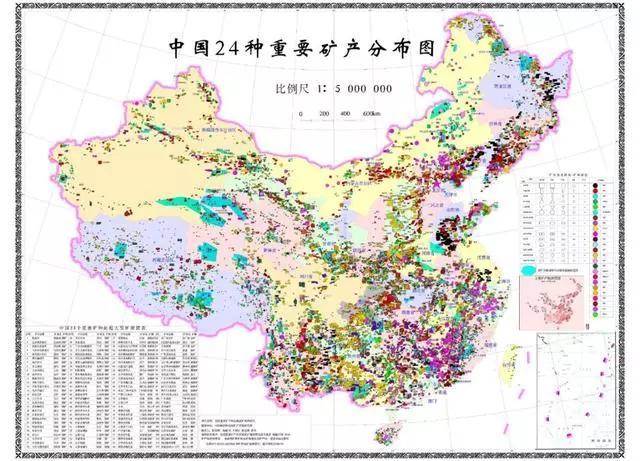 全了！中国矿产资源分布图合集 - 知乎