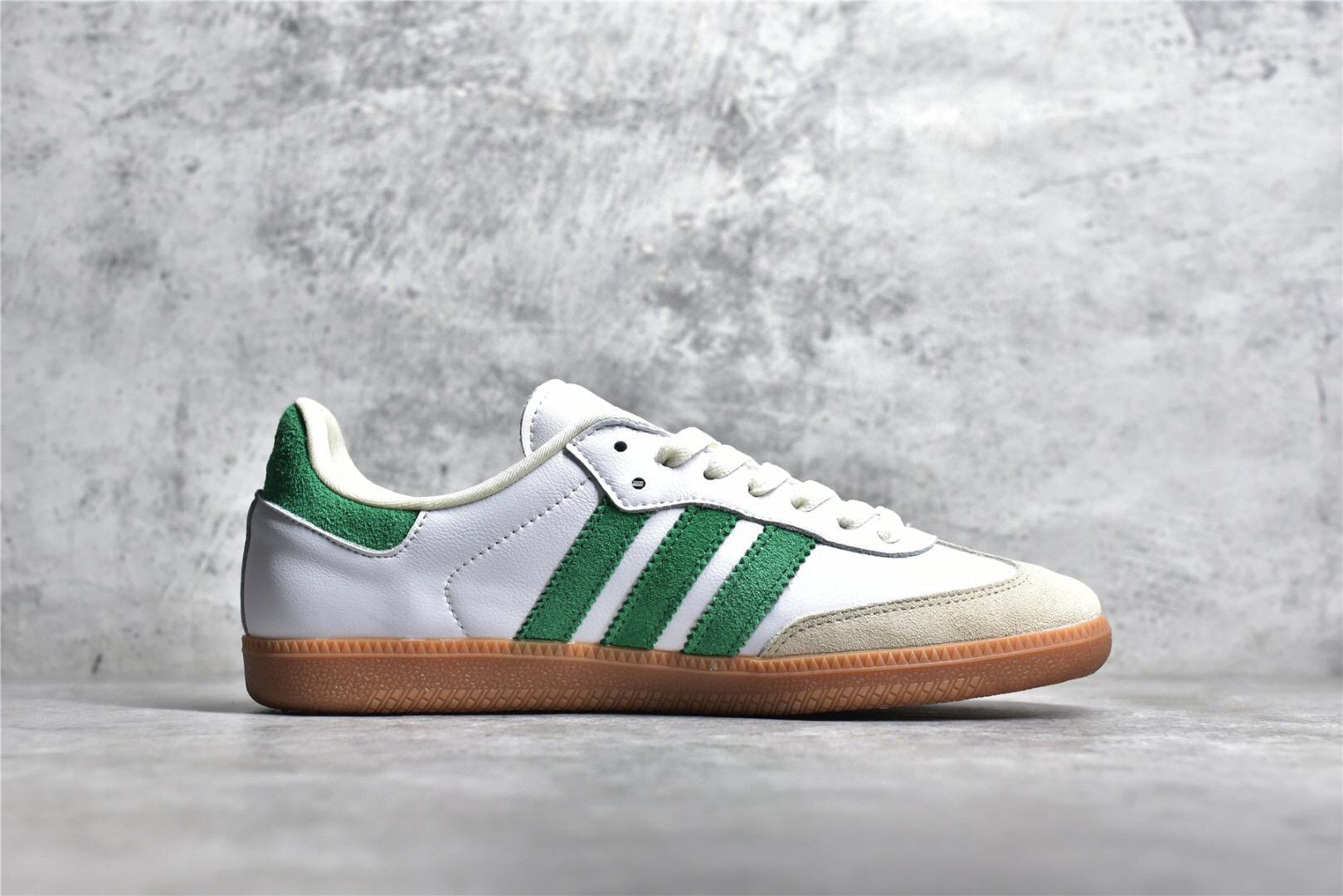 阿迪达斯 adidas originals samba og x sporty & rich 白珍珠绿联名