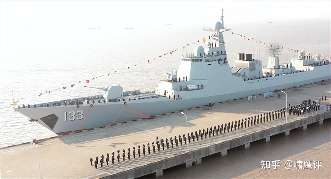 2022年5月17日,包頭新聞網報道,052d型導彈驅逐艦133包頭艦服役.