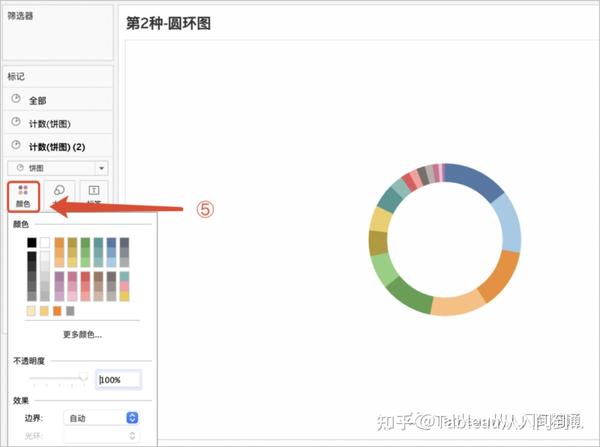 用tableau制作10种漂亮的饼图 知乎